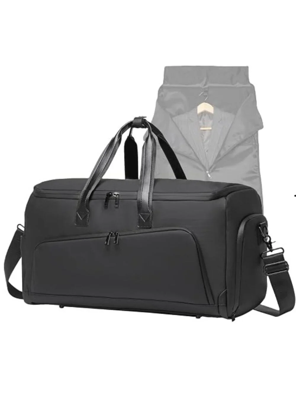 3-in-1 Convertible Travel Garment Bag |Carry On Suit Duffle Bag with Shoe Pocket